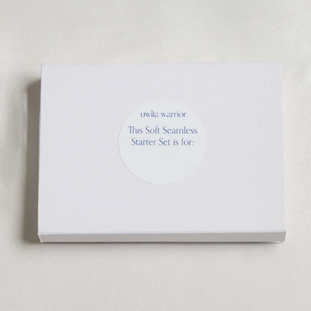 White box with text on a light gray background