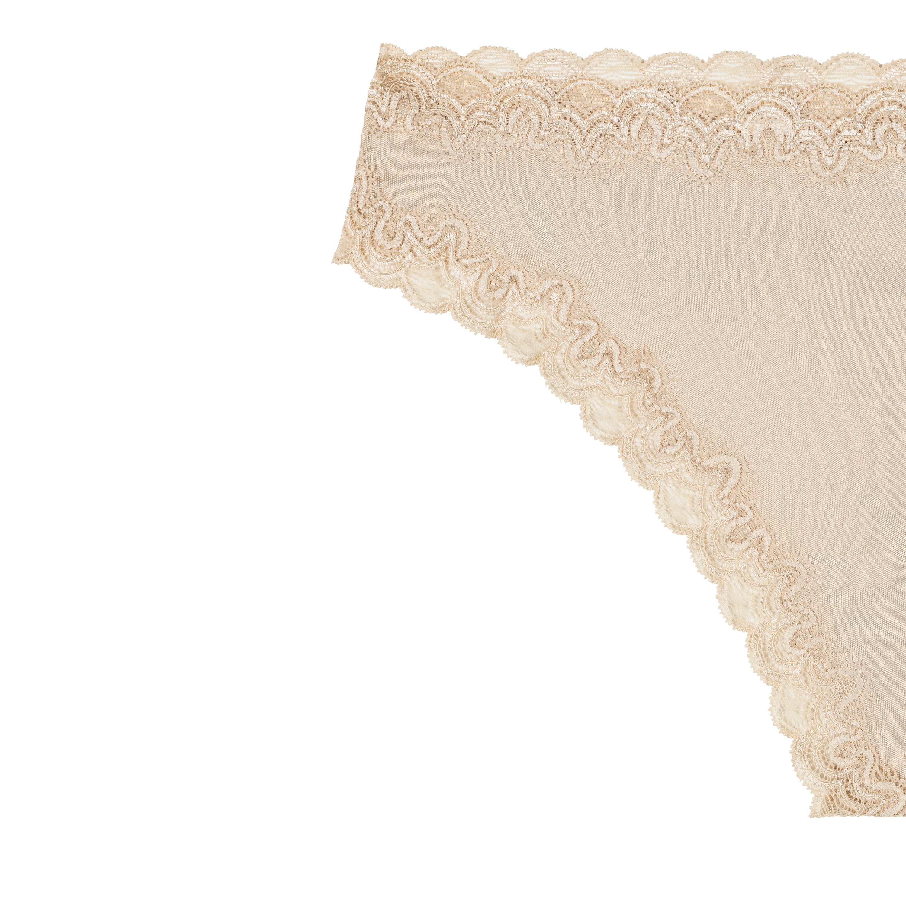 Still life of Uwila Warrior Soft Silks Thong Underwear in Smoke Grey on White Background