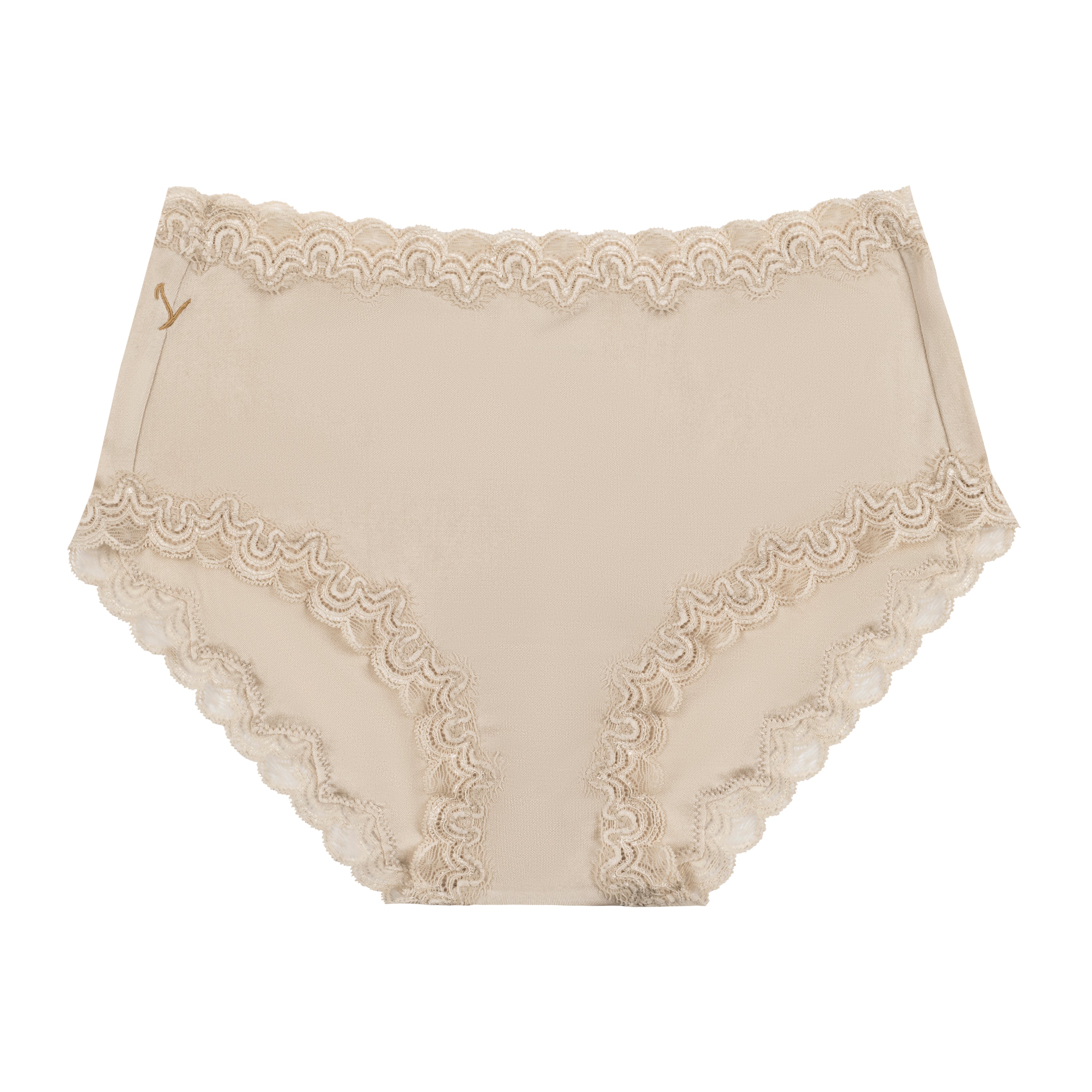 Still life of Uwila Warrior Soft Silks Briefs Underwear in Smoke Grey on White Background