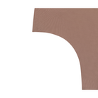 A toffee soft seamless thong underwear on white background.