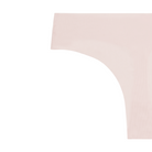 A rose quartz soft seamless thong underwear on white background.