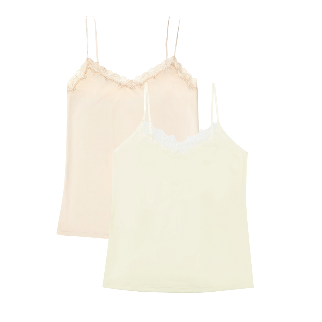Soft Seamless Camisole with Lace 2-Pack Bundle – Uwila Warrior
