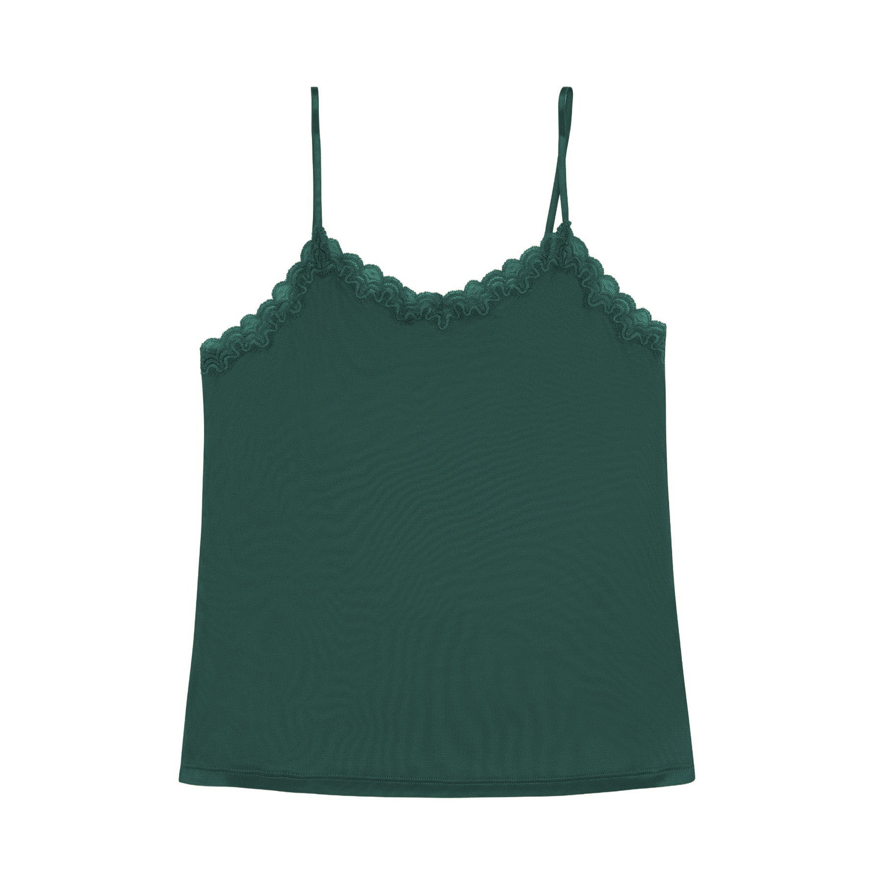 Soft Silk Camisole Top with Lace | Uwila Warrior