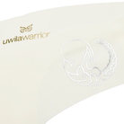 This image features a sleek, black thong with a distinctive metallic silver decal of a zodiac sign on the waistband. The thong is designed with a cotton gusset for superior hygiene and is constructed with thermowelded side seams and removable tags for comfort.