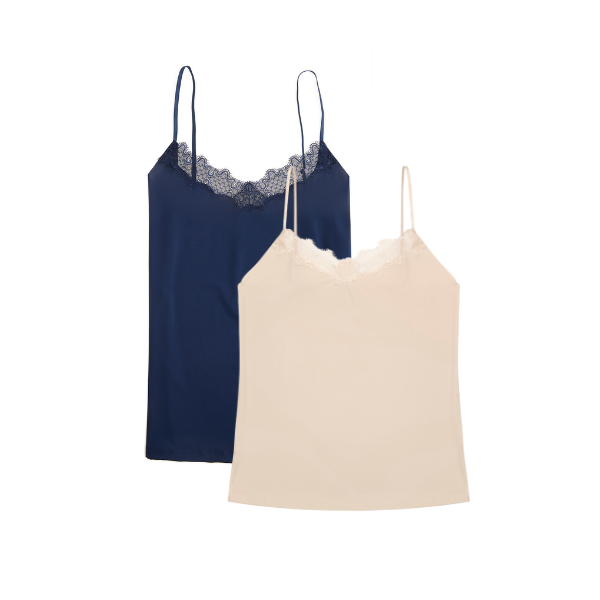 Soft Seamless Camisole with Lace 2-Pack Bundle – Uwila Warrior