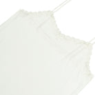 Still life of Uwila Warrior Silk Blend Slip in Soft White on White Background