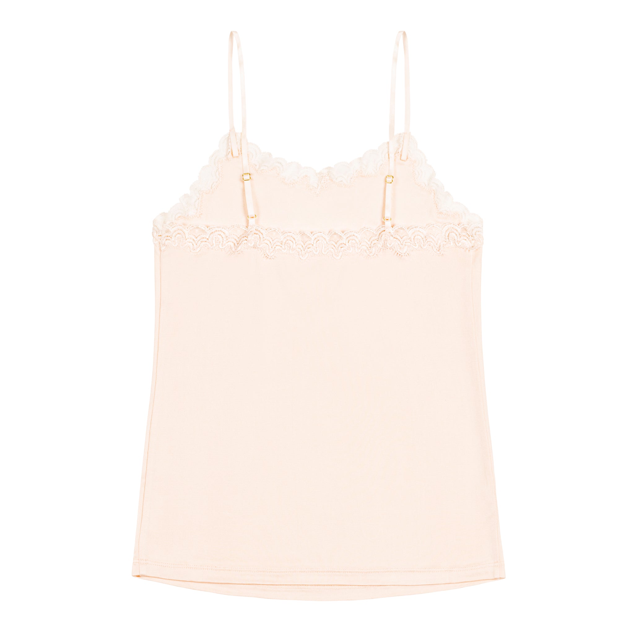 Gardenia T-Back Silk & Lace Camisole Top | NK IMODE