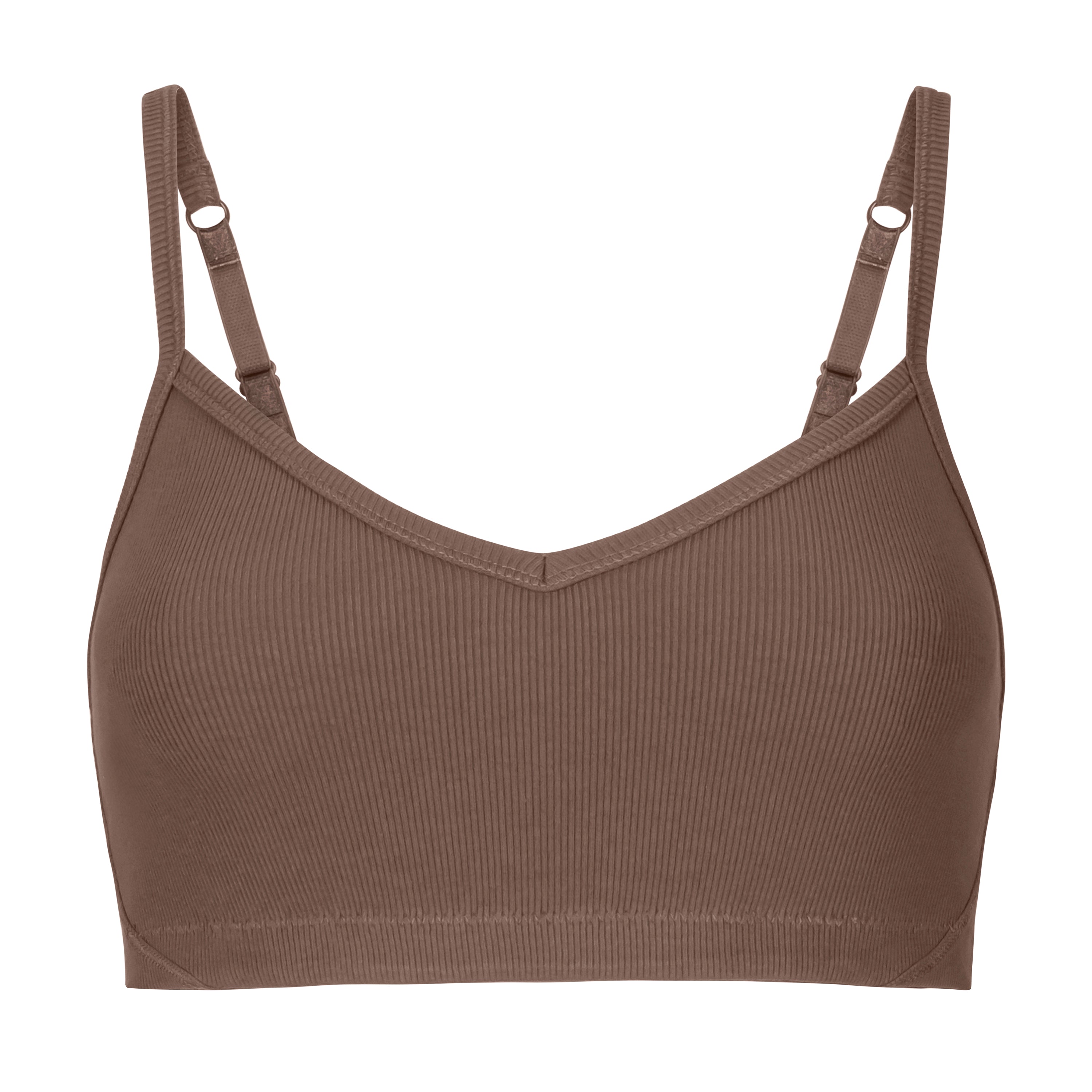 Toffee bralette on white background