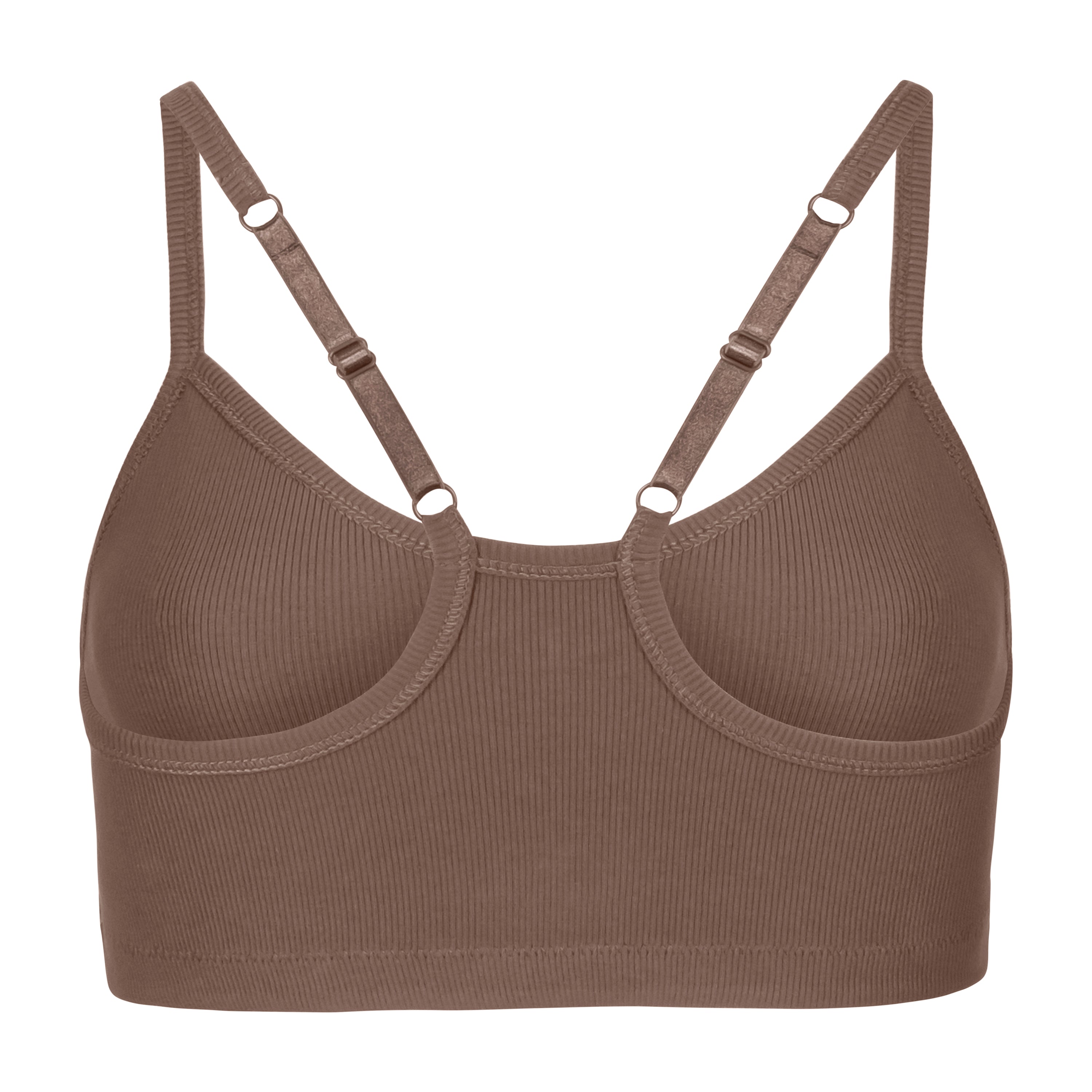 Toffee bralette on white background