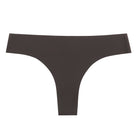 Shale soft seamless thong underwear on white background.