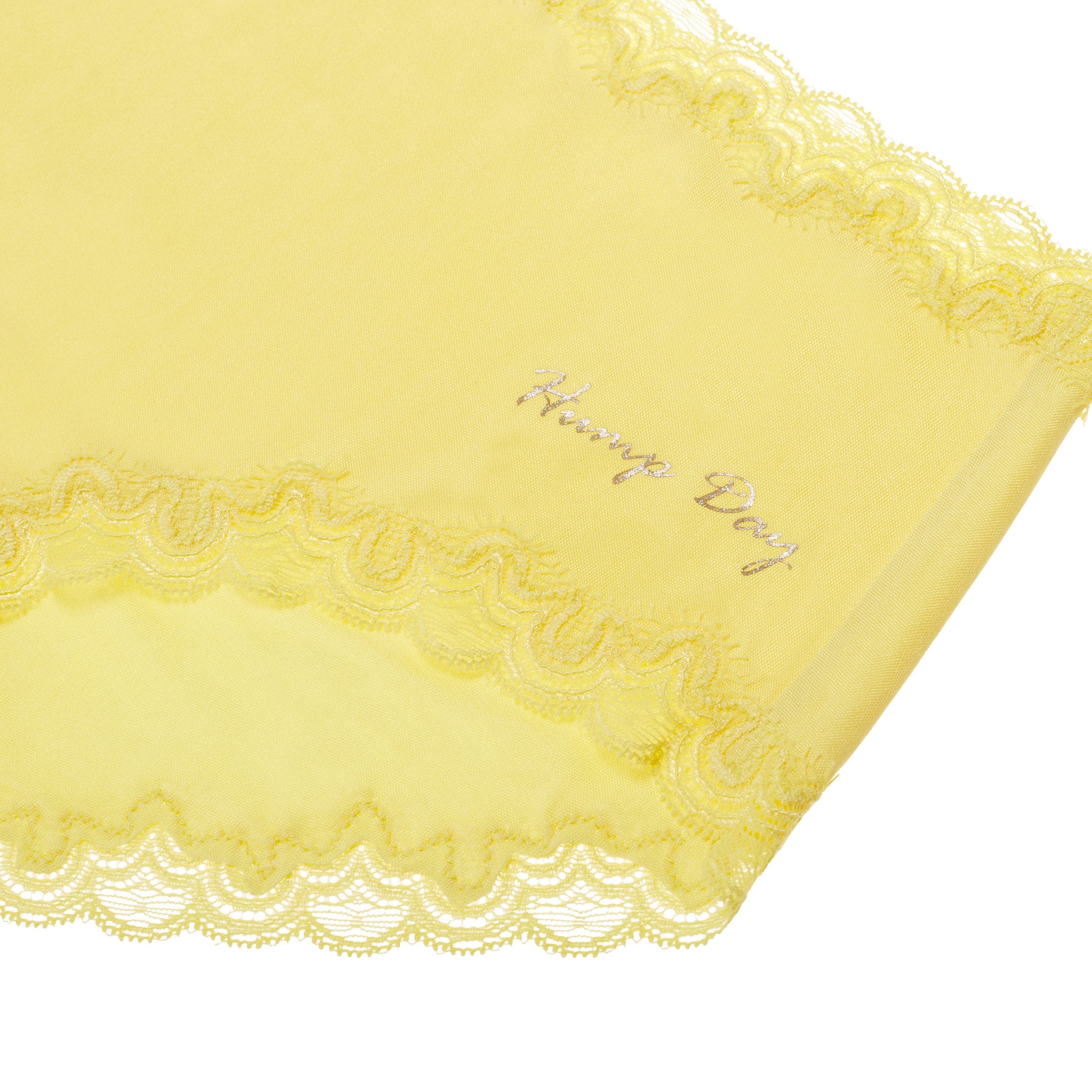 Still life of Soft Silk 'Hump Day' Brief against a white background.
