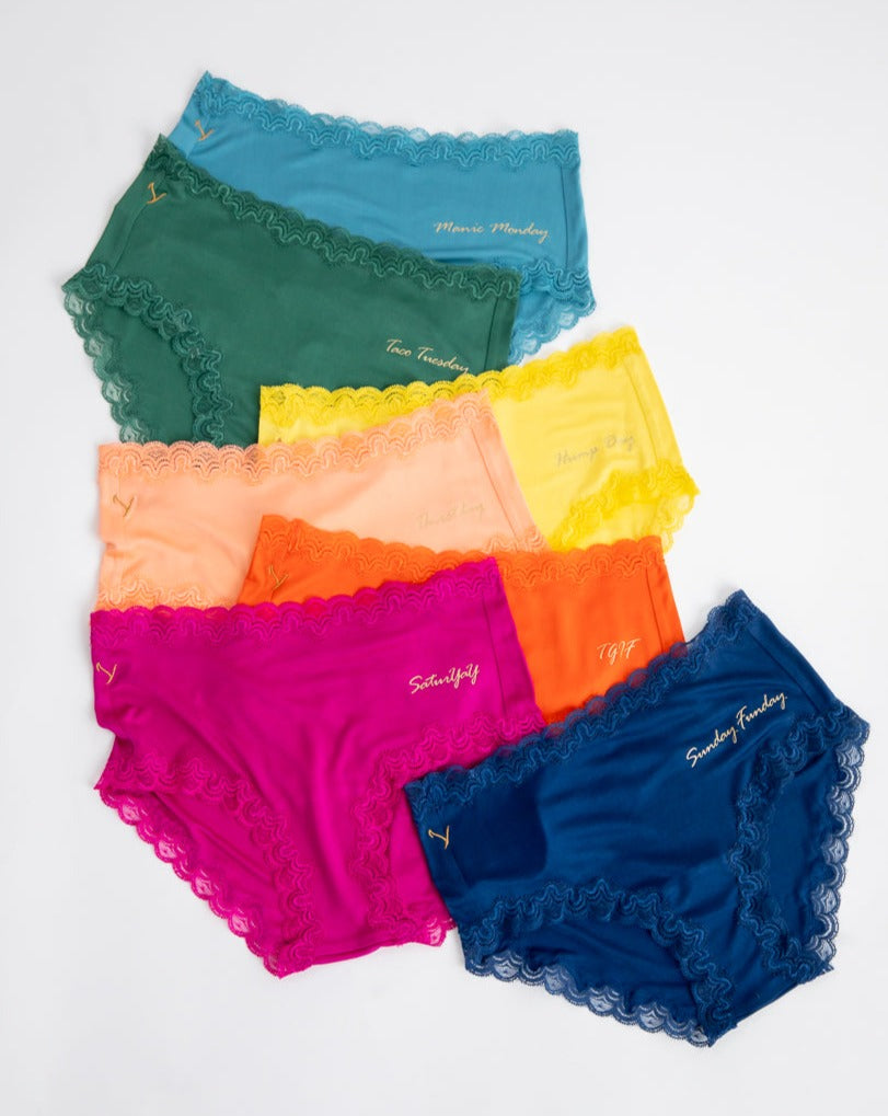 Soft Silks Days of the Week Underwear Bundle